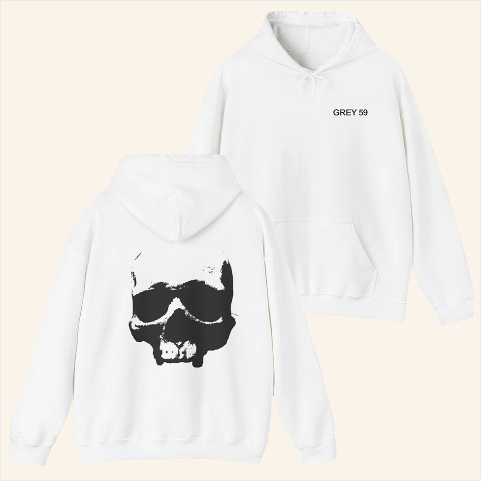 Hoodie Suicide Boys Merch Skull Grey 59 Hoodie White SUicideboyS Hoodie Gifts For Boyfriend