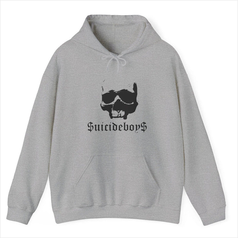 Hoodie Suicide Boys Merch SuicideBoys Skeleton Head Hoodie Birthday Gift Ideas For Him