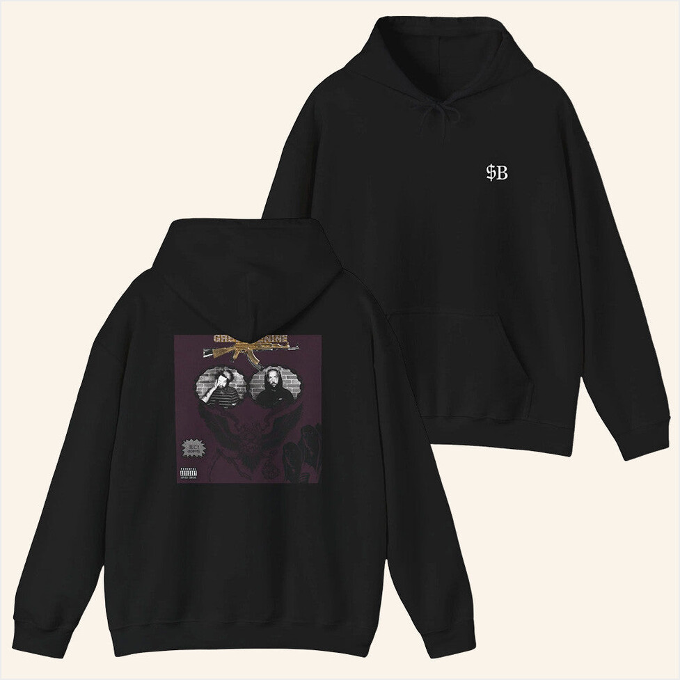 Hoodie Suicide Boys Merch SuicideBoys Stop Staring At the Shadows Album Cover Hoodie