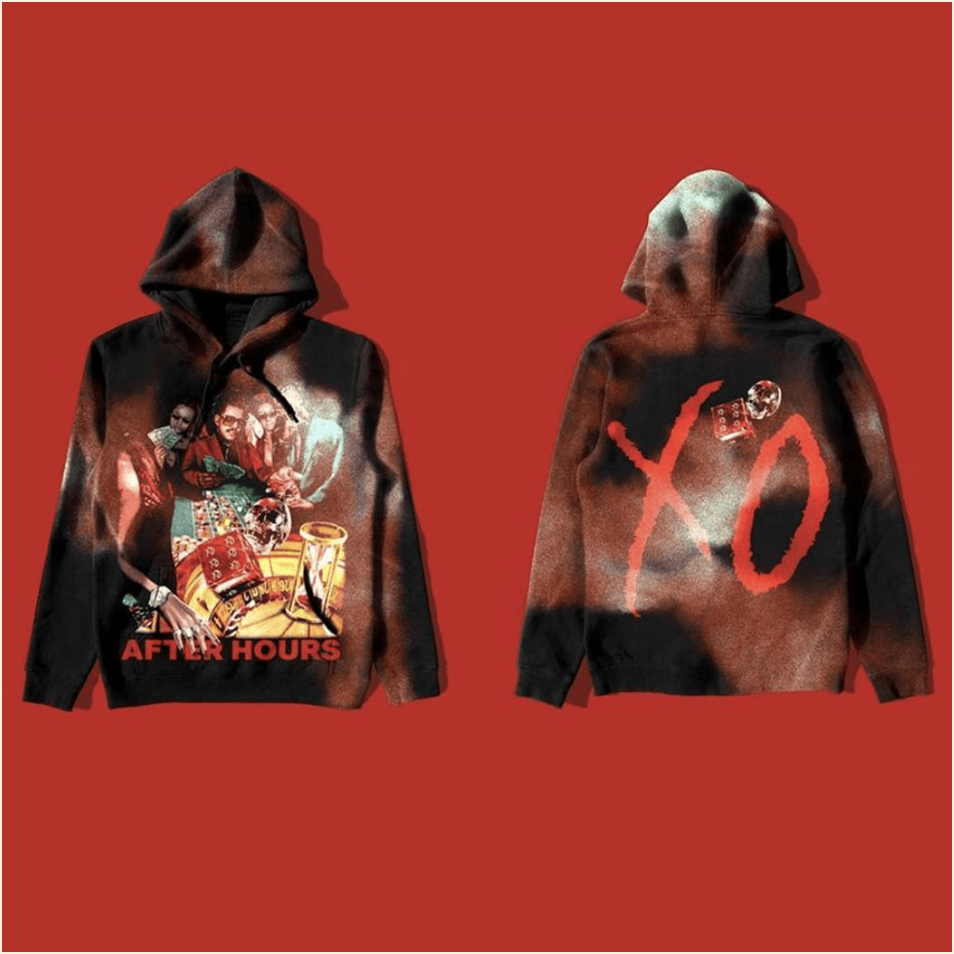 Hoodie The Weeknd x Asap Rocky Merch Father's Day Presents For Husband Birthday Gift Ideas