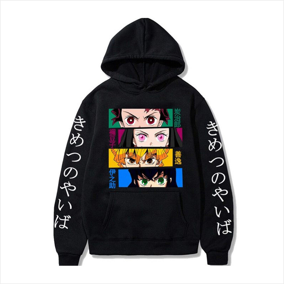 Hot Demon Slayer Anime Hoodie Demon Slayer Merch Birthday Gifts For Boyfriend Gifts For Besties