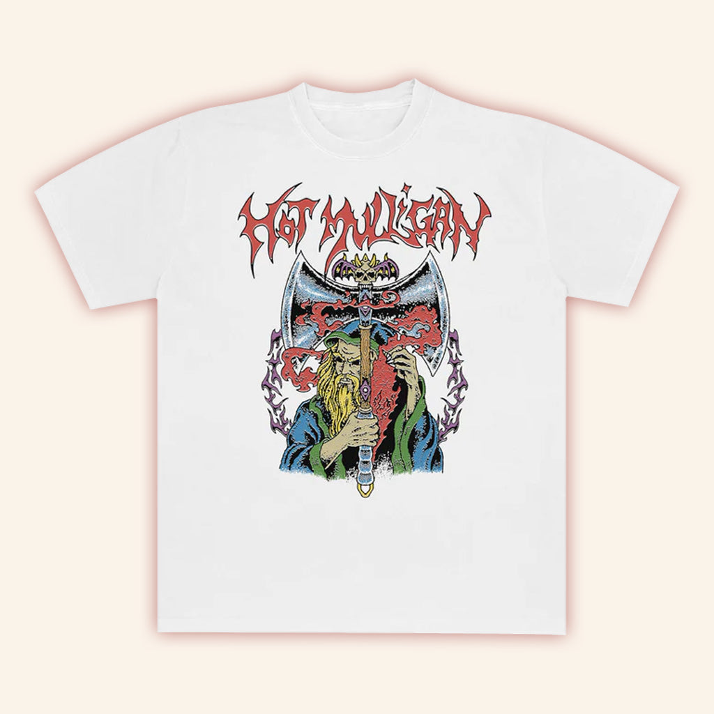 Hot Mulligan Merch Wizard White T-Shirt Best Gifts For Husband