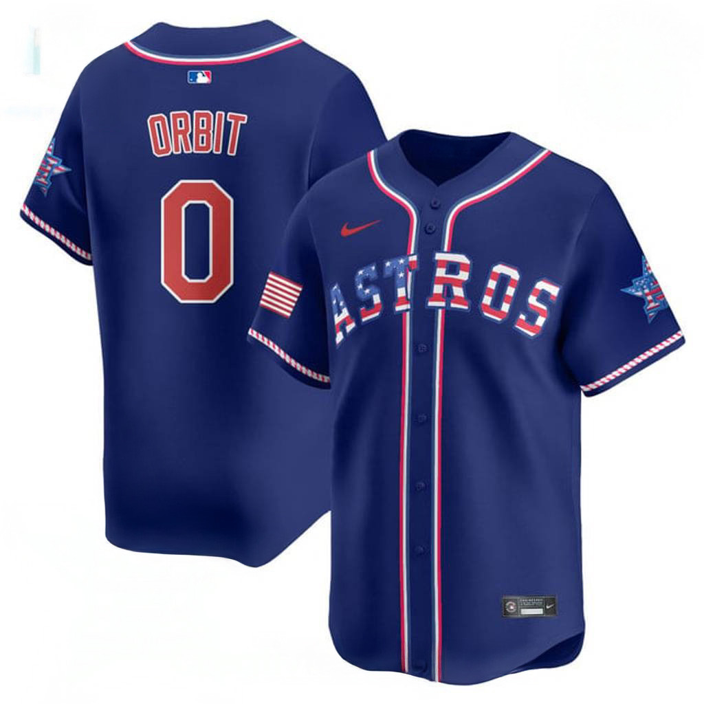 Houston Astros 2025 Fourth Of July Independence Day Special Baseball Jersey Astros Merch
