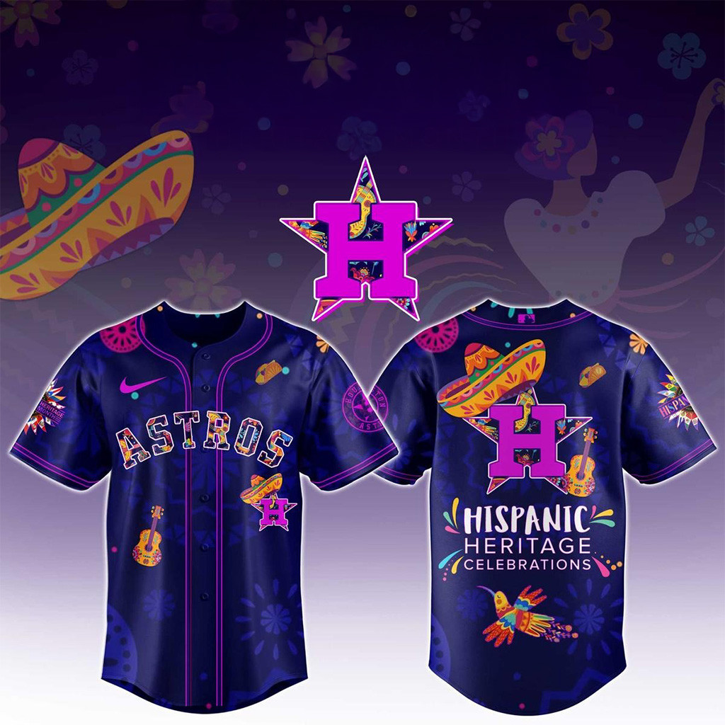 Houston Astros Hispanic Heritage Celebrations 2025 Baseball Jersey Houston Astros Merch