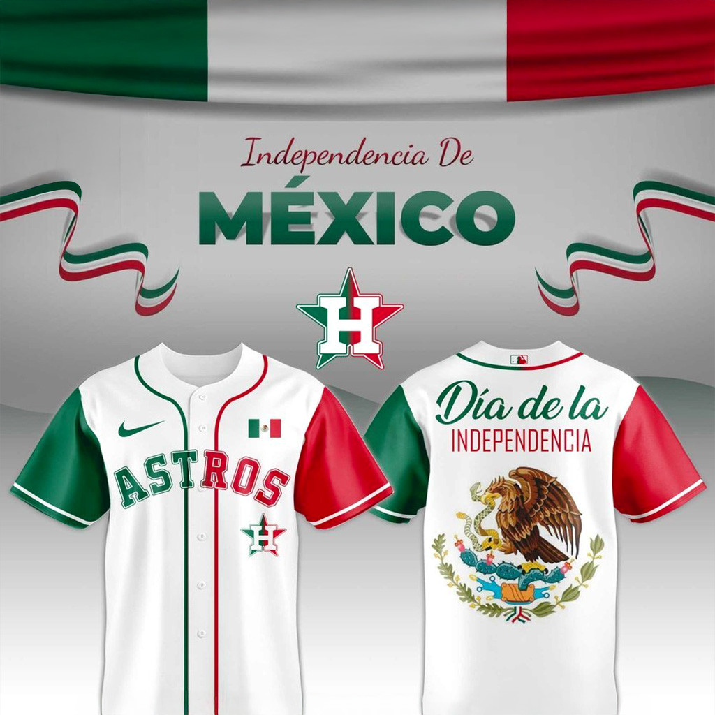 Houston Astros X Independencia De Mexico Jersey