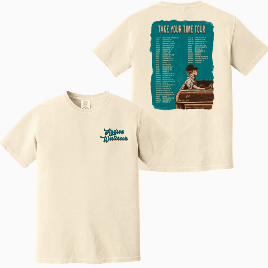 Hudson Westbrook Merch HW Take Your Time Tour T-Shirt Gifts For Father's Day Ideas
