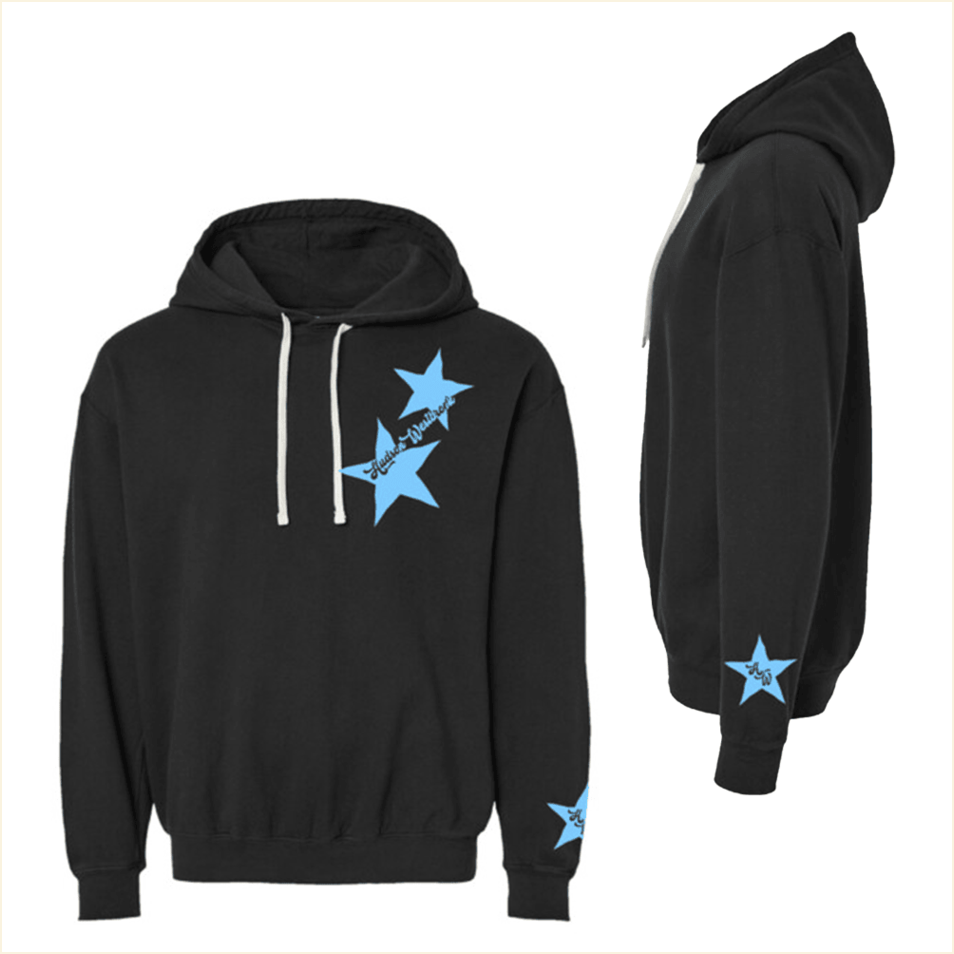 HW Blue Star Hoodie Hudson Westbrook Merch First Fathers Day Gift Ideas BFF Birthday Gifts Ideas