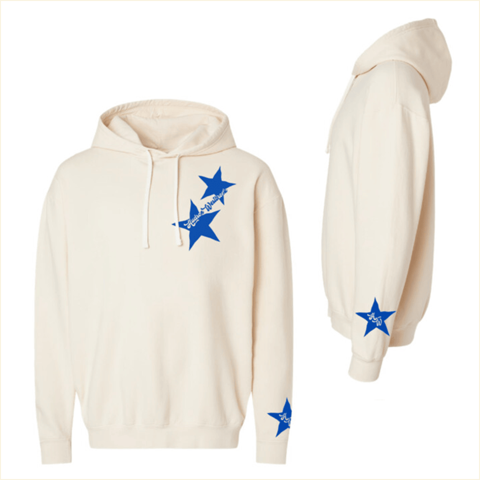 HW Blue Star Hoodie Hudson Westbrook Merch Mother'sDay Birthday Gifts 2025 Gifts For BFF