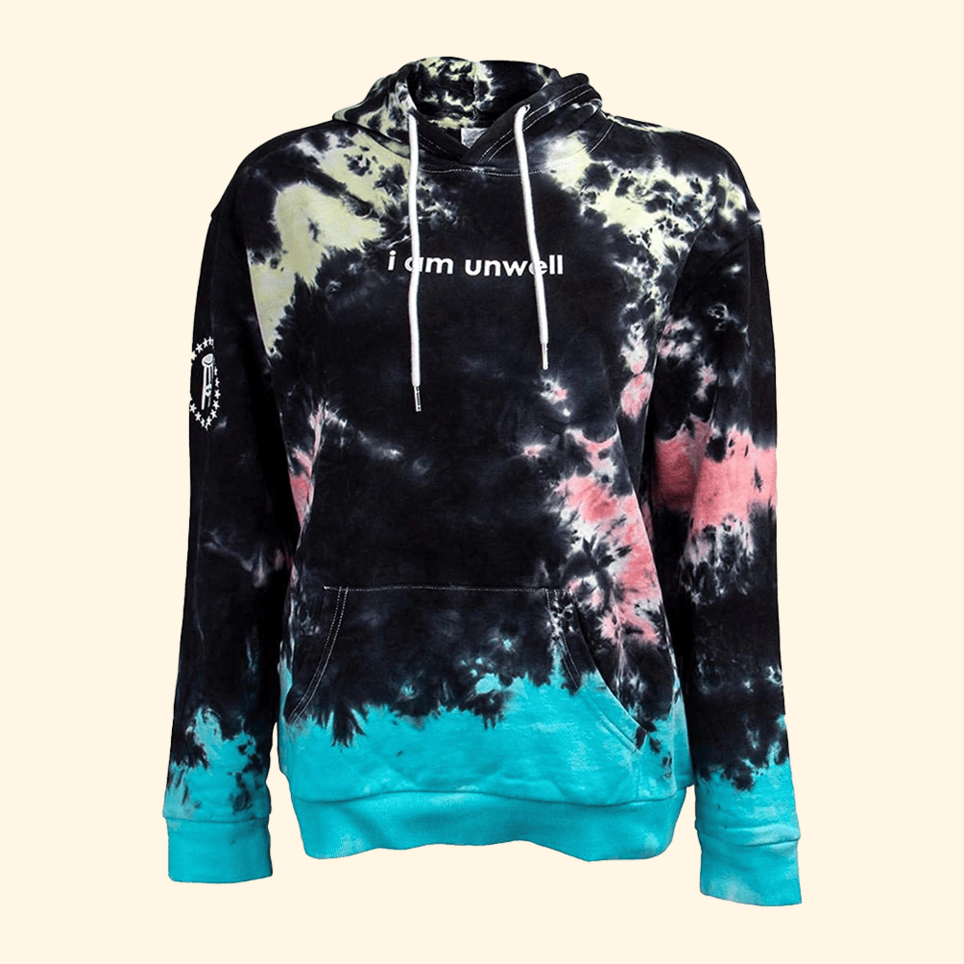 I Am Unwell Tie Dye Hoodie Call Her Daddy Merch Great Birthday Gifts For Wife Colorful Hoodie