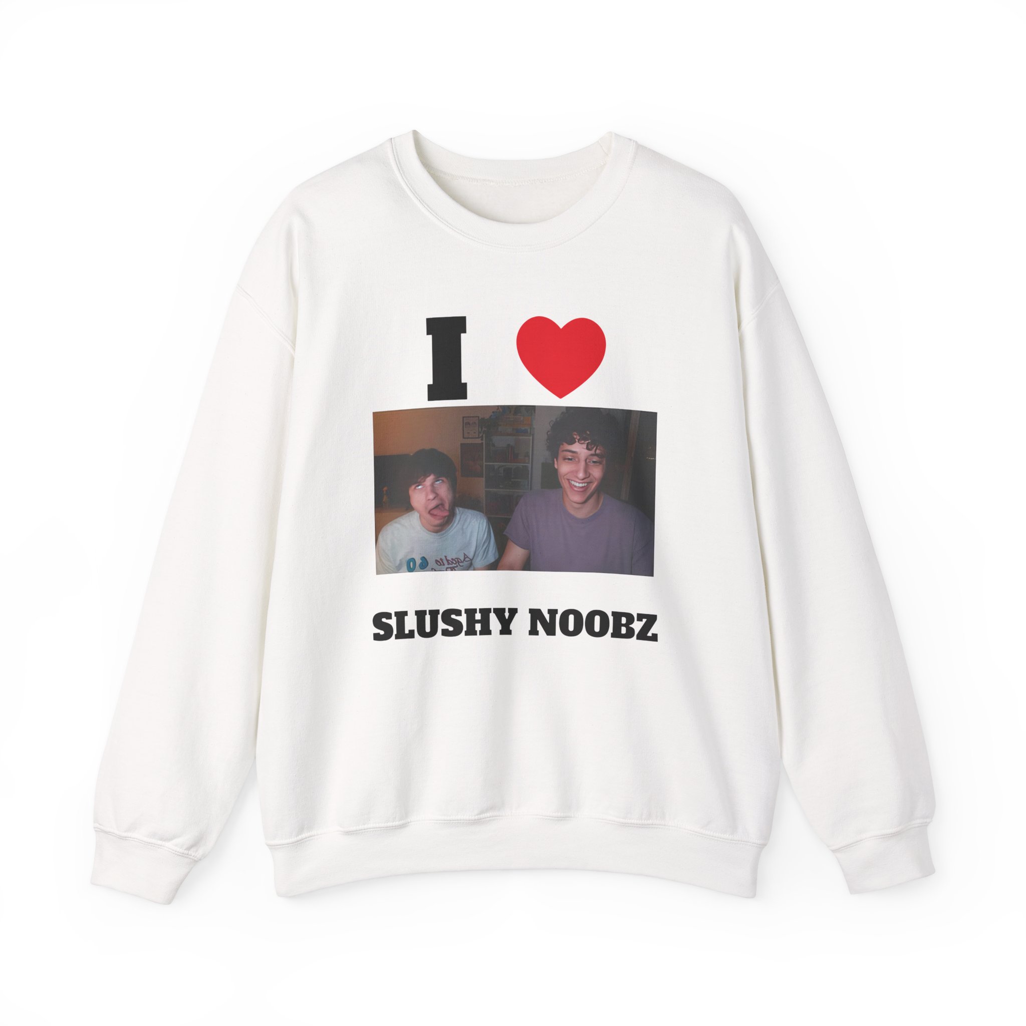I Heart Slushy Noobz Heavy Blend Crewneck Sweatshirt Must Have Merch Gift For Her