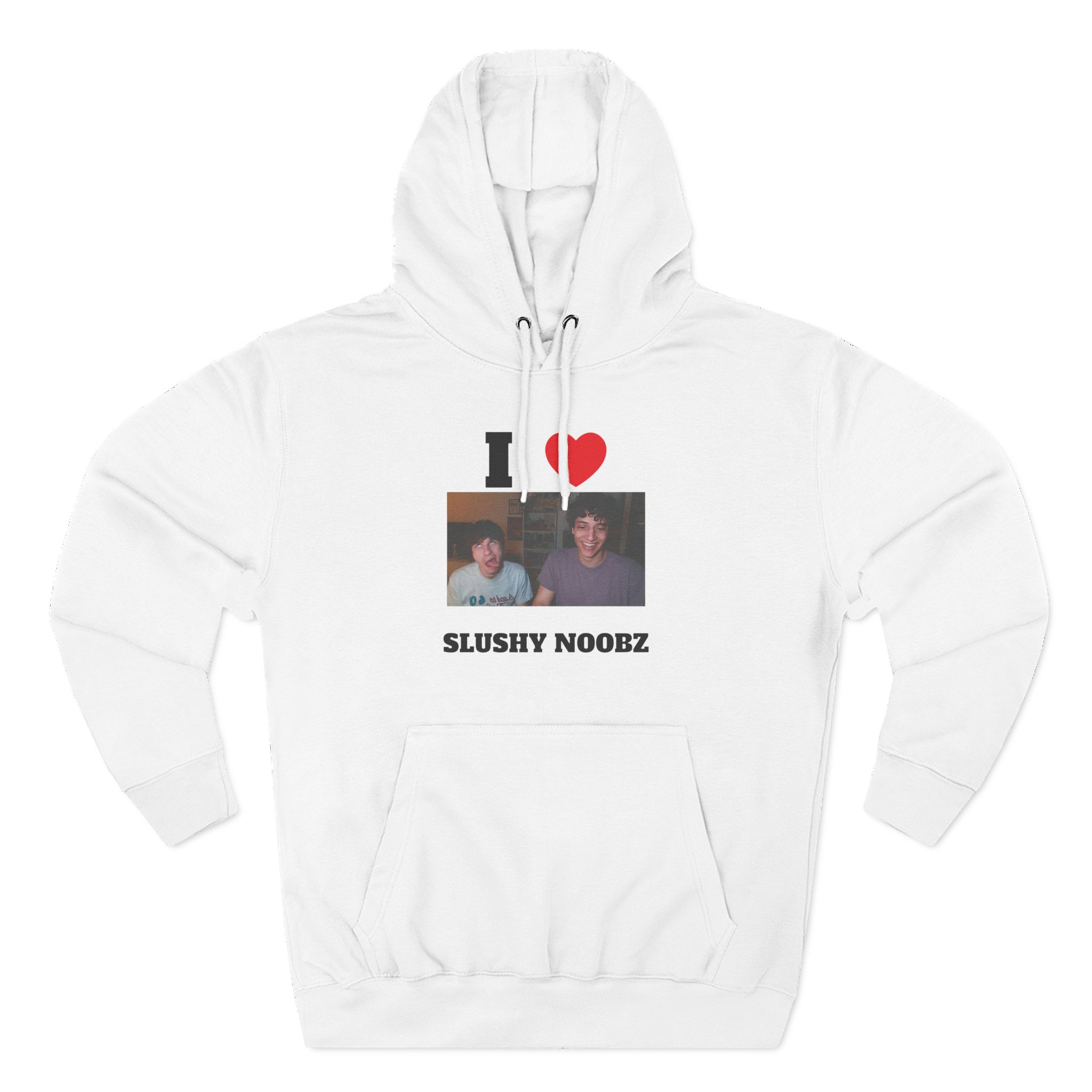 I Heart Slushy Noobz Three-panel Fleece Hoodie Top Merchandise Gift For For Him