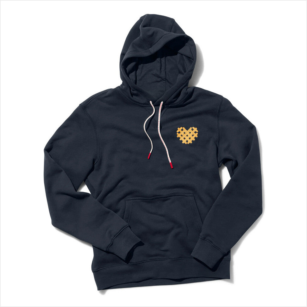 I Heart Waffle Fries Hoodie Chick Fil A Merch Gift Ideas For Wife BFF Birthday Gifts Ideas