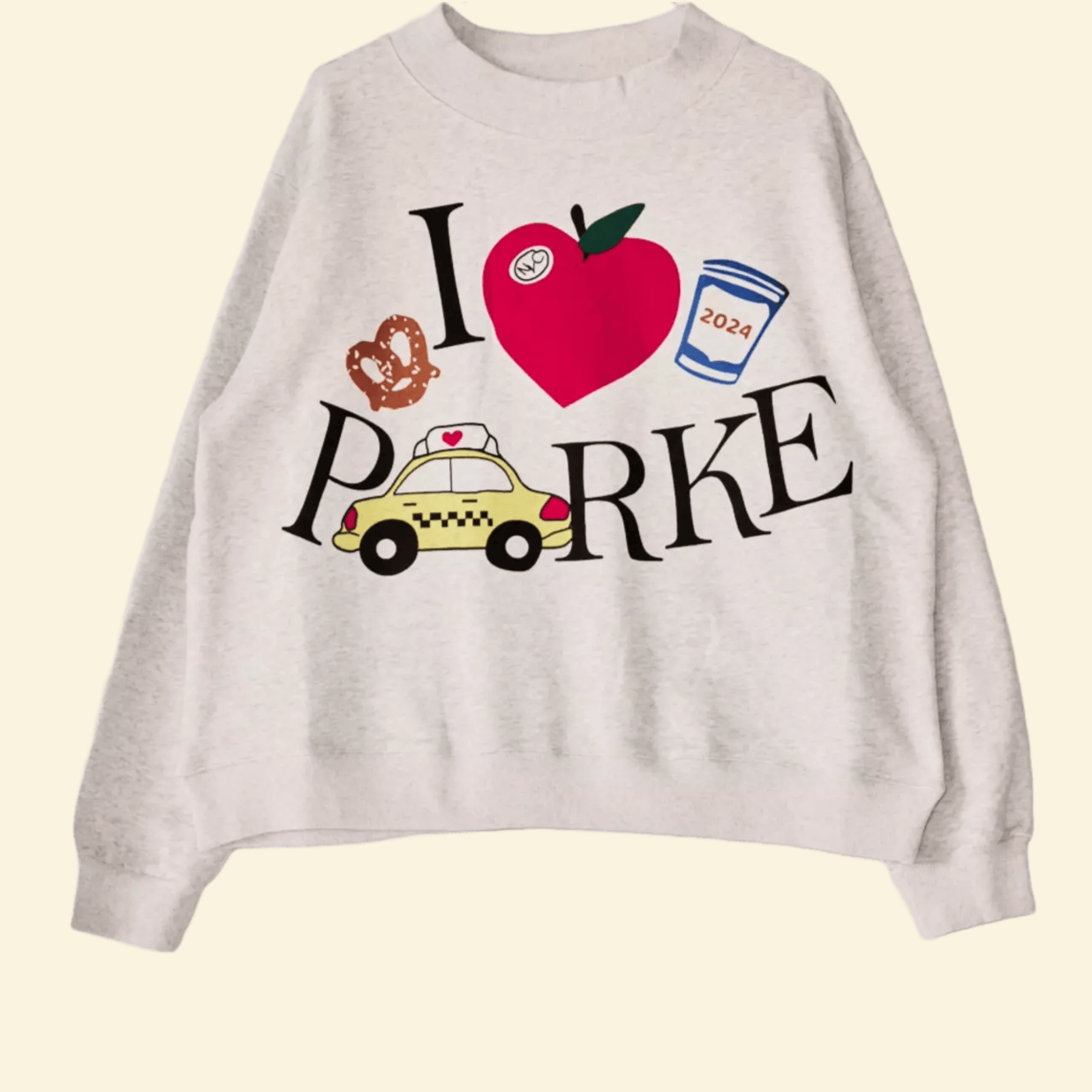 I Love Parke Sweatshirt Parke NYC Hoodie Cute Gift Idea For Sister Who Loves New York Vibe