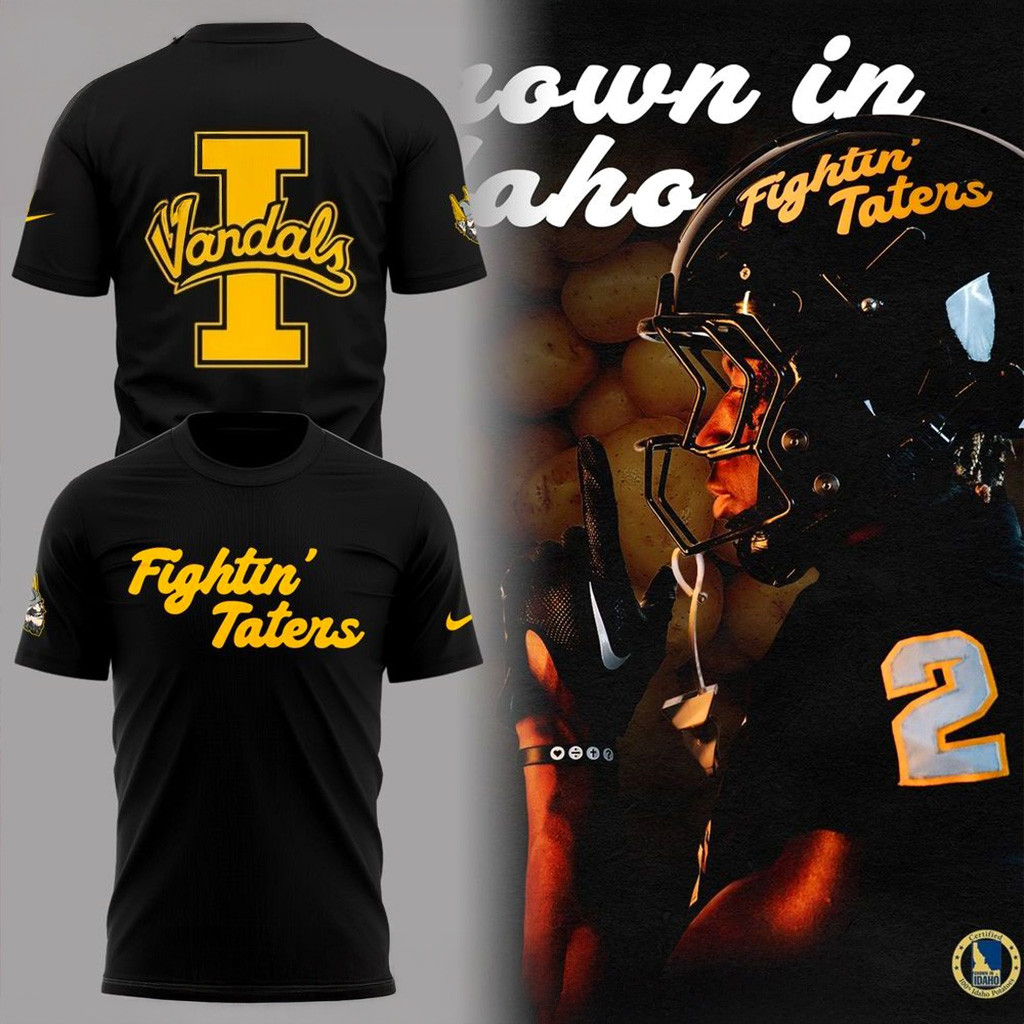 Idaho Vandals Fightin Taters T-Shirt Idaho Vandals Merch Gift Ideas For Football Lovers