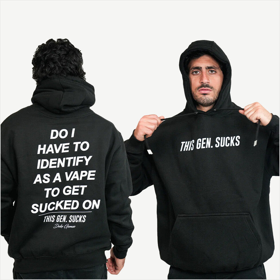 Identify As A Vape Hoodie Duke Gomez Merch Unique Birthday Gifts For Husband Best Friend Gifts