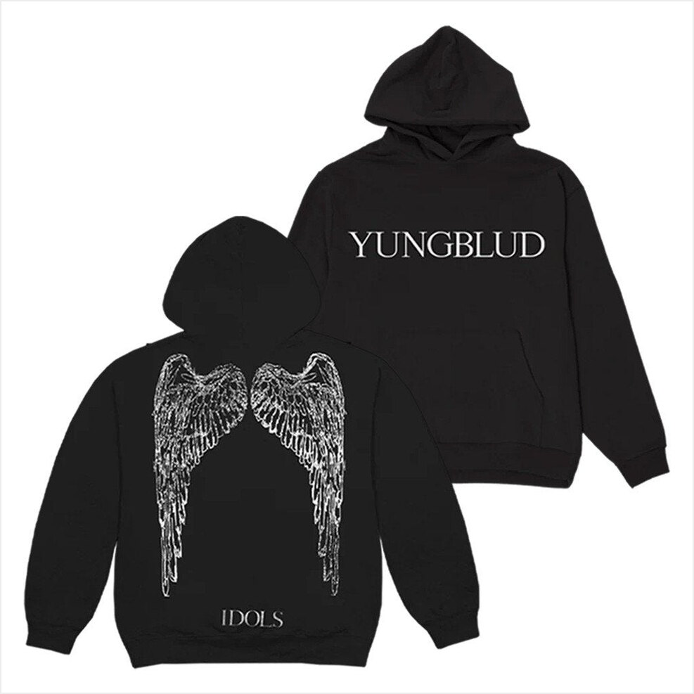 Idols Wings Hoodie Yungblud Merch Gift Ideas For Music Lovers Birthday Gifts For Best Friend