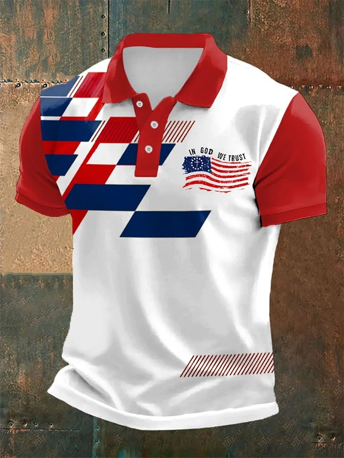 In God We Trust Polo Shirt Faith Based Christian Gifts For Men Father's Day Gift Ideas