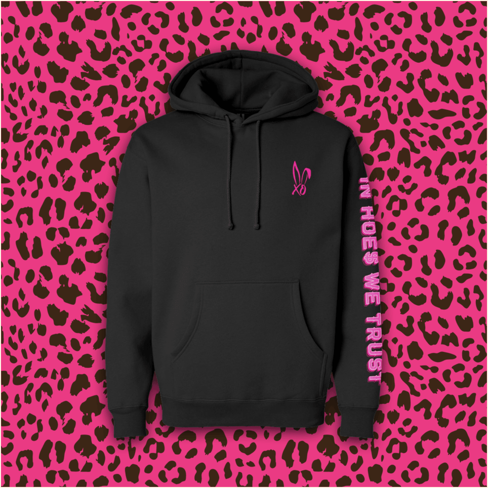 In Hoes We Trust Hoodie Bunnie XO Merch Dad Gifts For Father's Day 2025 Gifts For Best Friend