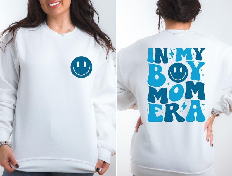 In My Boy Mama Era Sweatshirt Mother's Day Sweatshirt Gifts For New Mom