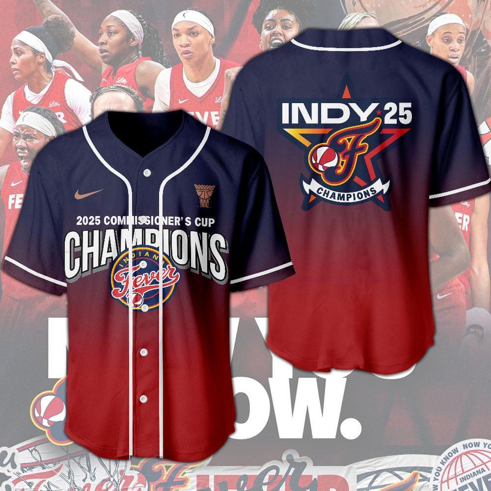 Indiana Fever Baseball Jersey Fan Merch Gift