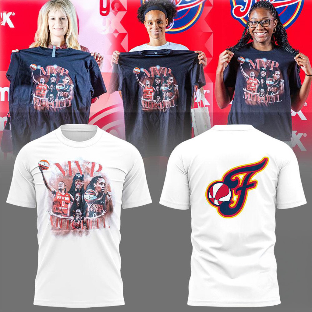Indiana Fever MPV Mitchell Now You Know 2025 White Shirt Indiana Fever Merch Fans Gifts