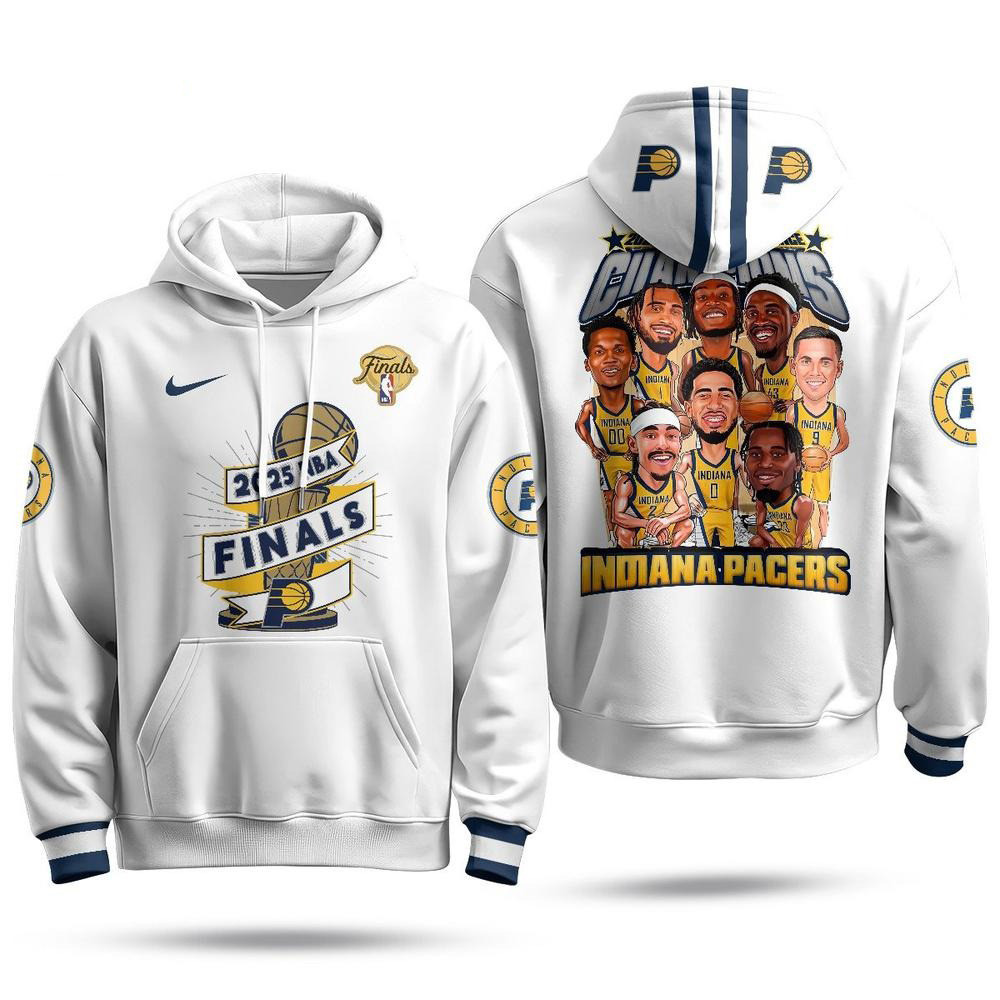 Indiana Pacers 2025 NBA Finals Legends Special Edition Hoodie Indiana Pacers Merch Men's