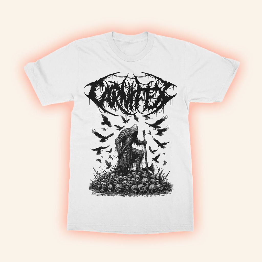 Indie Merch Carnifex Crow Knight T-Shirt Best Birthday Gift For Husband