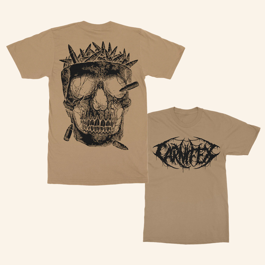Indie Merch Carnifex Skull Bullet Coyote T-Shirt Gifts For Your Boyfriend