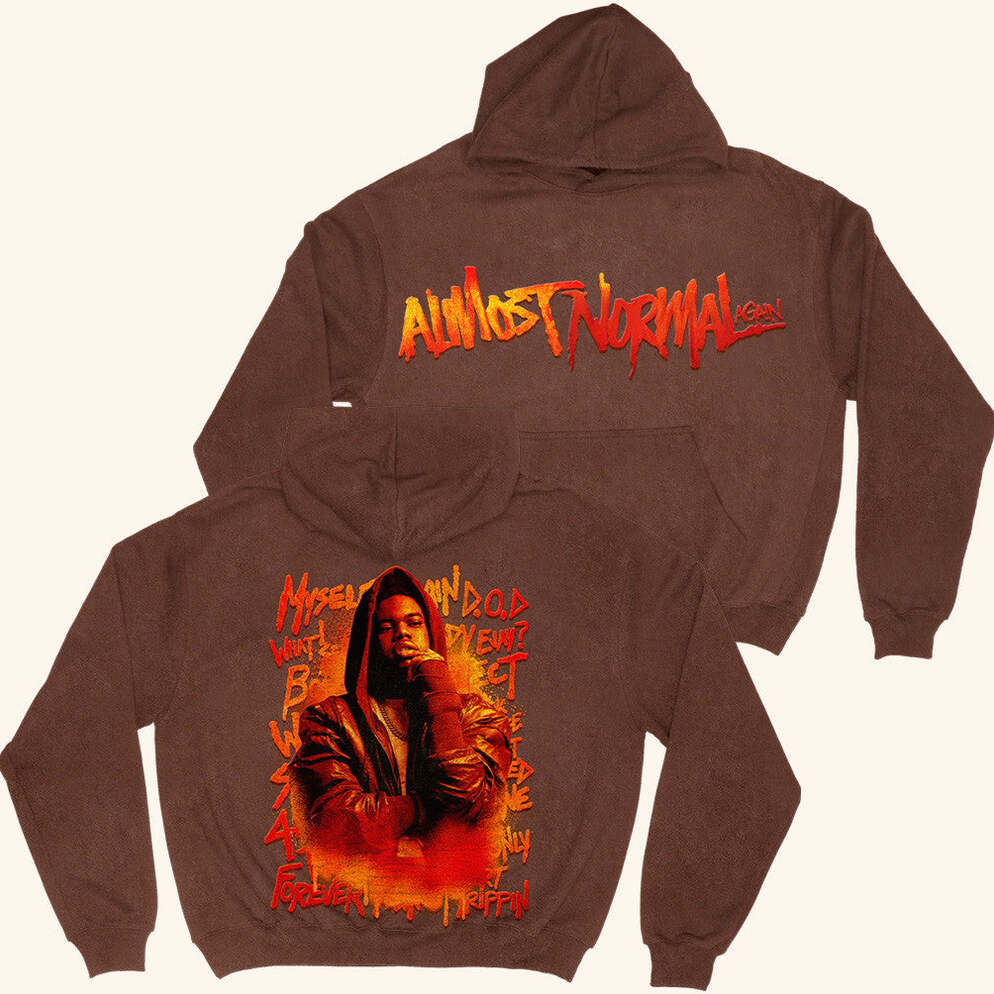 Interscope Records Merch Lil Poppa Almost Normal Again Hoodie Gifts For Boyfriend Gifts For BFF