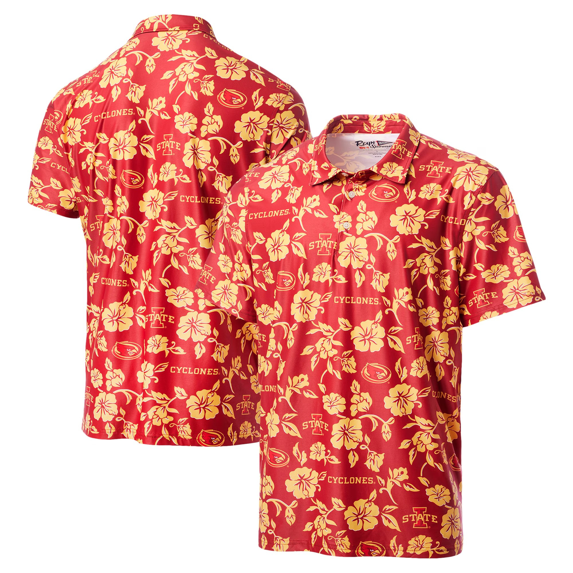Iowa State Cyclones Polo Shirt NCAA Aloha Shirt Best Father's Day Gifts