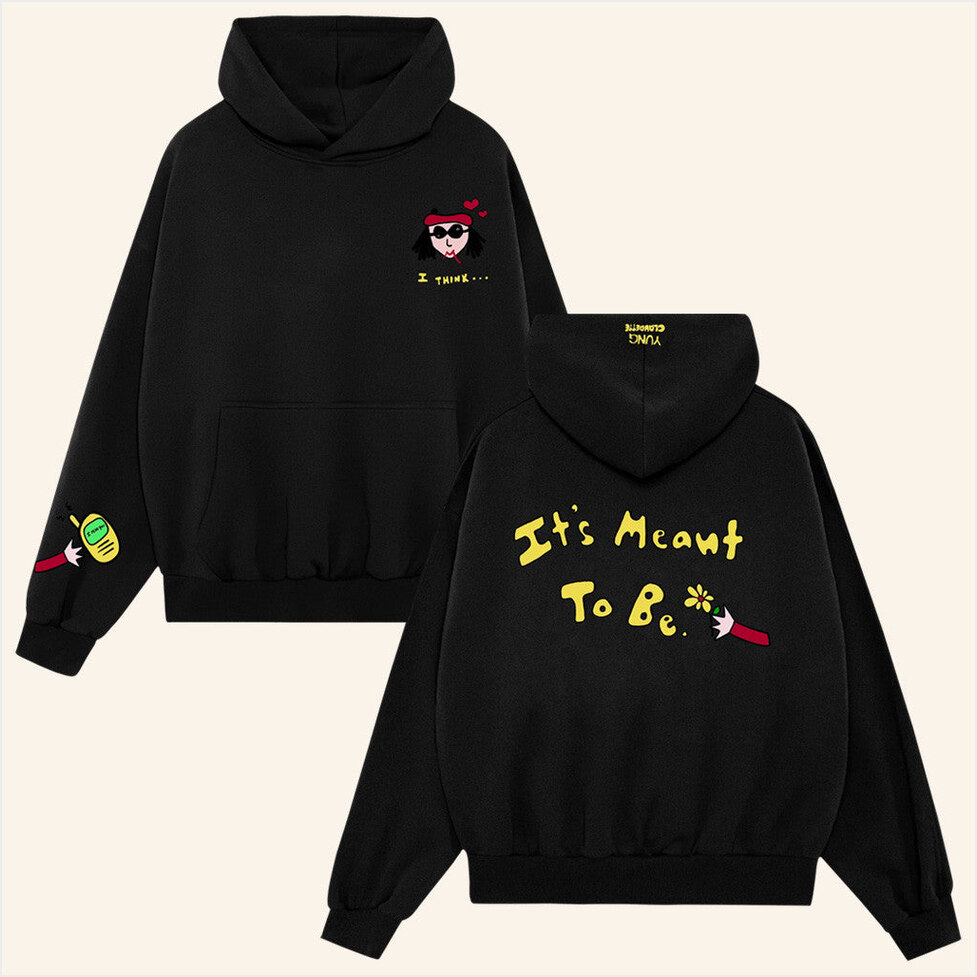 It's Meant To Be Hoodie Claudette The Brand Merch Birthday Gifts For Best Friend