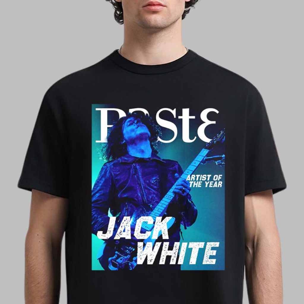 Jack White The Paste Magazine Artist Of The Year Magazine Cover T-Shirt Jack White Merch Fans Gifts