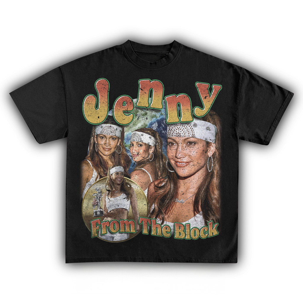 Jenny From The Block T-Shirt Black Fan Merch Christmas Gifts For Wife