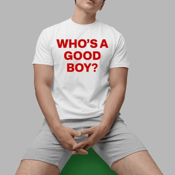 Jj Froud Who's A Good Boy Shirt Father's Day Gift for Husband Birthday Gifts For Friends