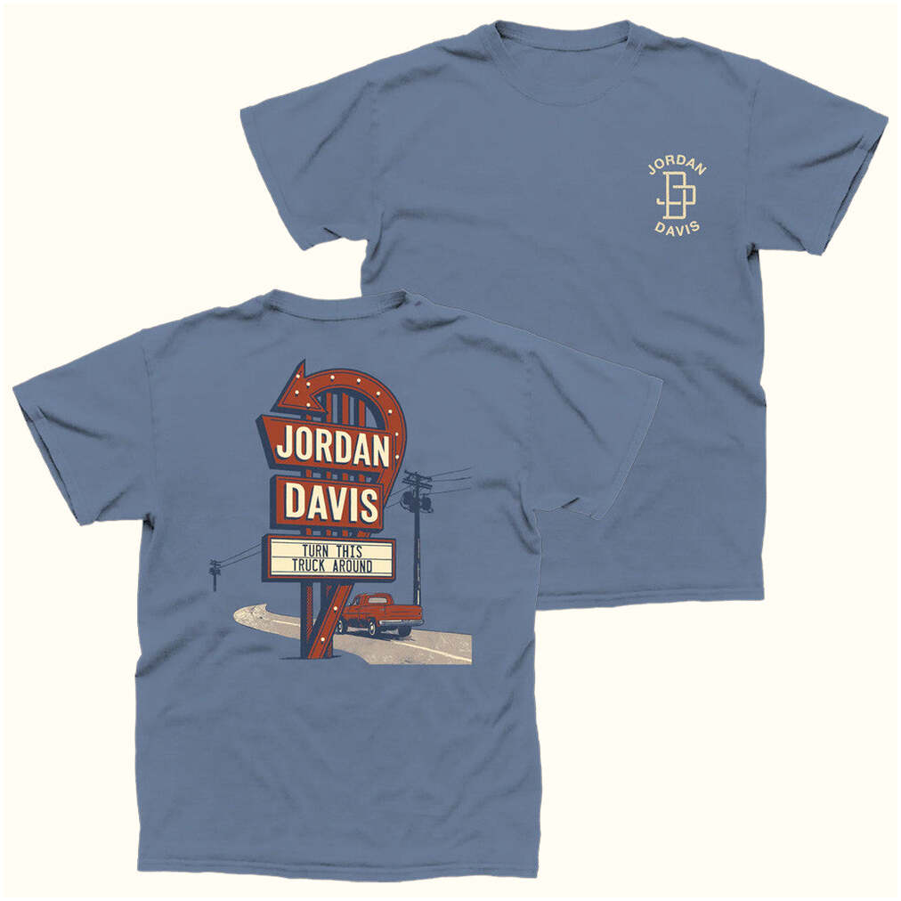 Jordan Davis Official Merch Turn This Truck Around T-Shirt Best Gifts For Husband Gifts For BFF