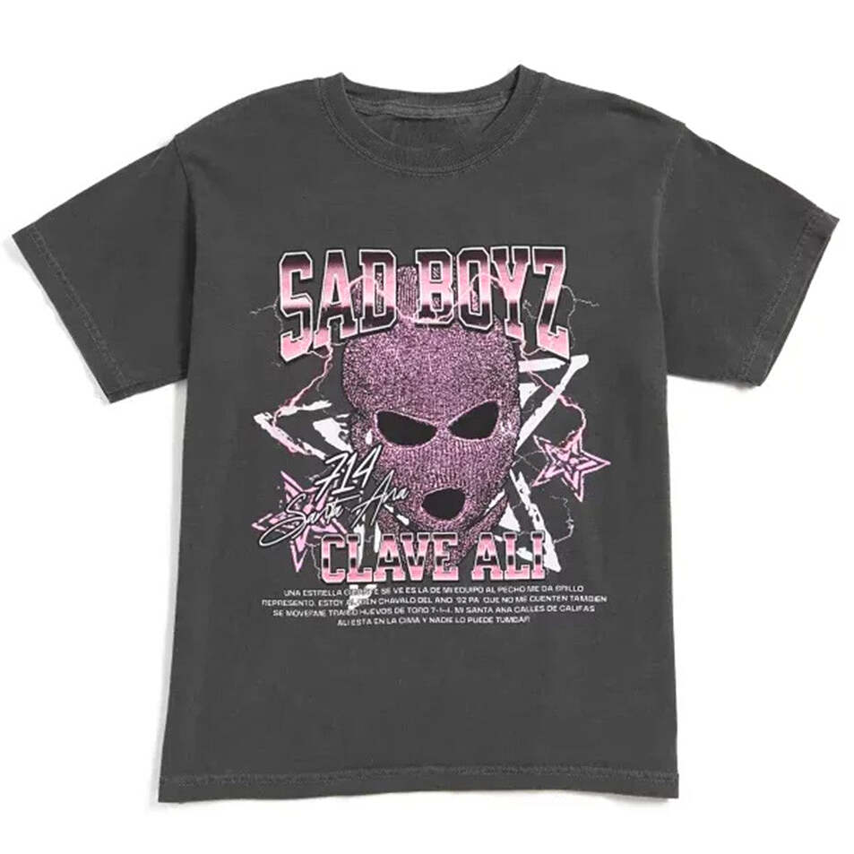 Junior H Sad Boyz Merch Sad Boyz Clave Ali T-Shirt Gifts For Besties Birthday Gifts For Her