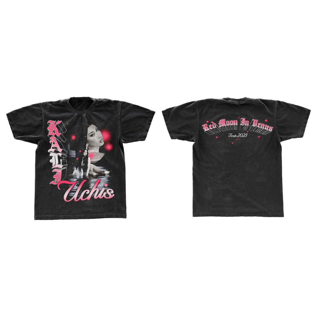 Kali Uchis Merch RMIV Tour Black And Pink Tour T-Shirt Great Mother's Day Gifts Gifts For Fans