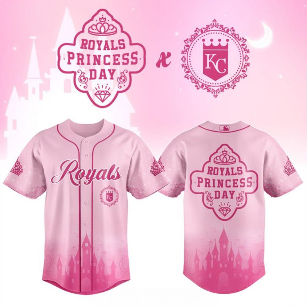 Kansas City Royals Princess Day 2025 Baseball Jersey Kansas City Royals Merch Fans Gifts