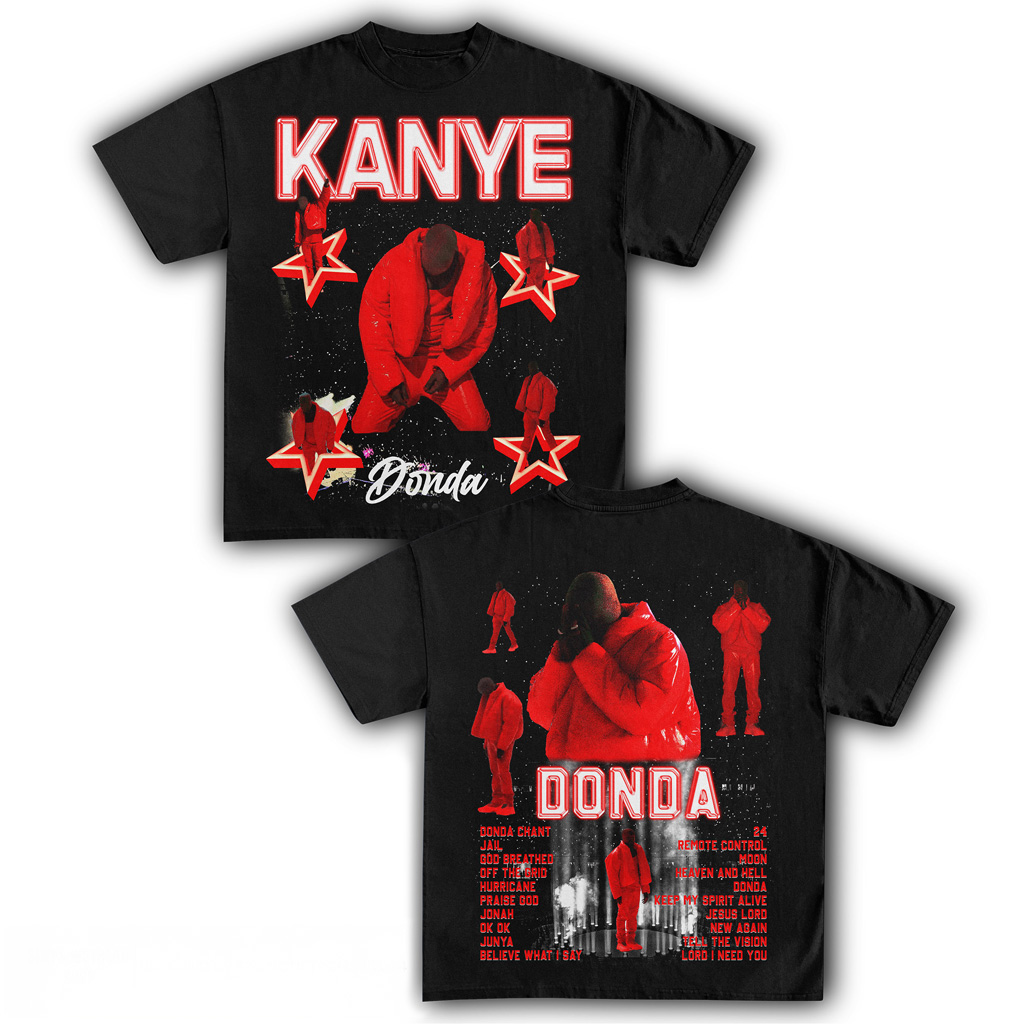 Kanye West Donda Black Shirt Kanye West Merch Music Lover Gift Ideas For Him