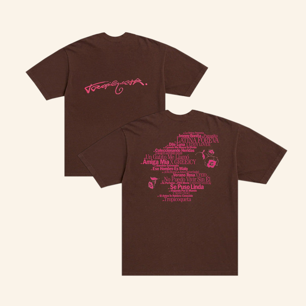 Karolg Merch Tropicoqueta Tracklist T-Shirt Gifts For Her