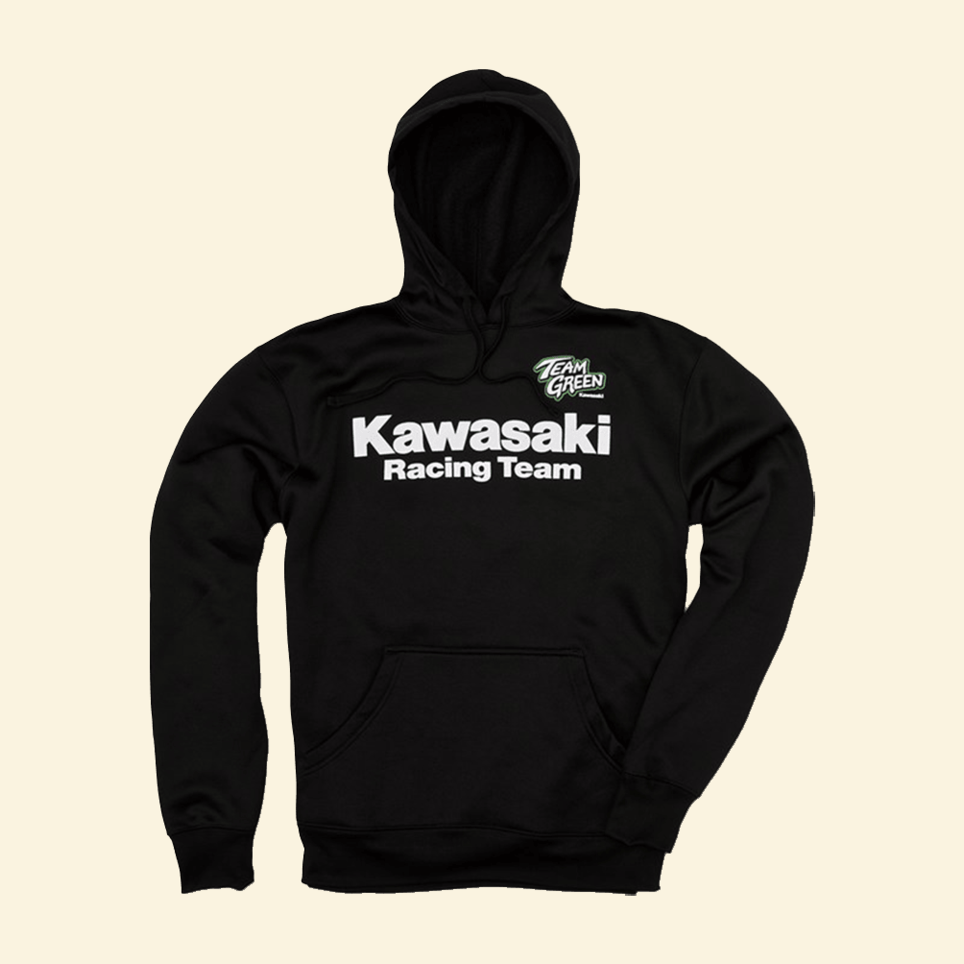 Kawasaki Racing Team Hoodie Kawasaki Sweatshirt Top Father's Day Gifts Birthday Gift Ideas