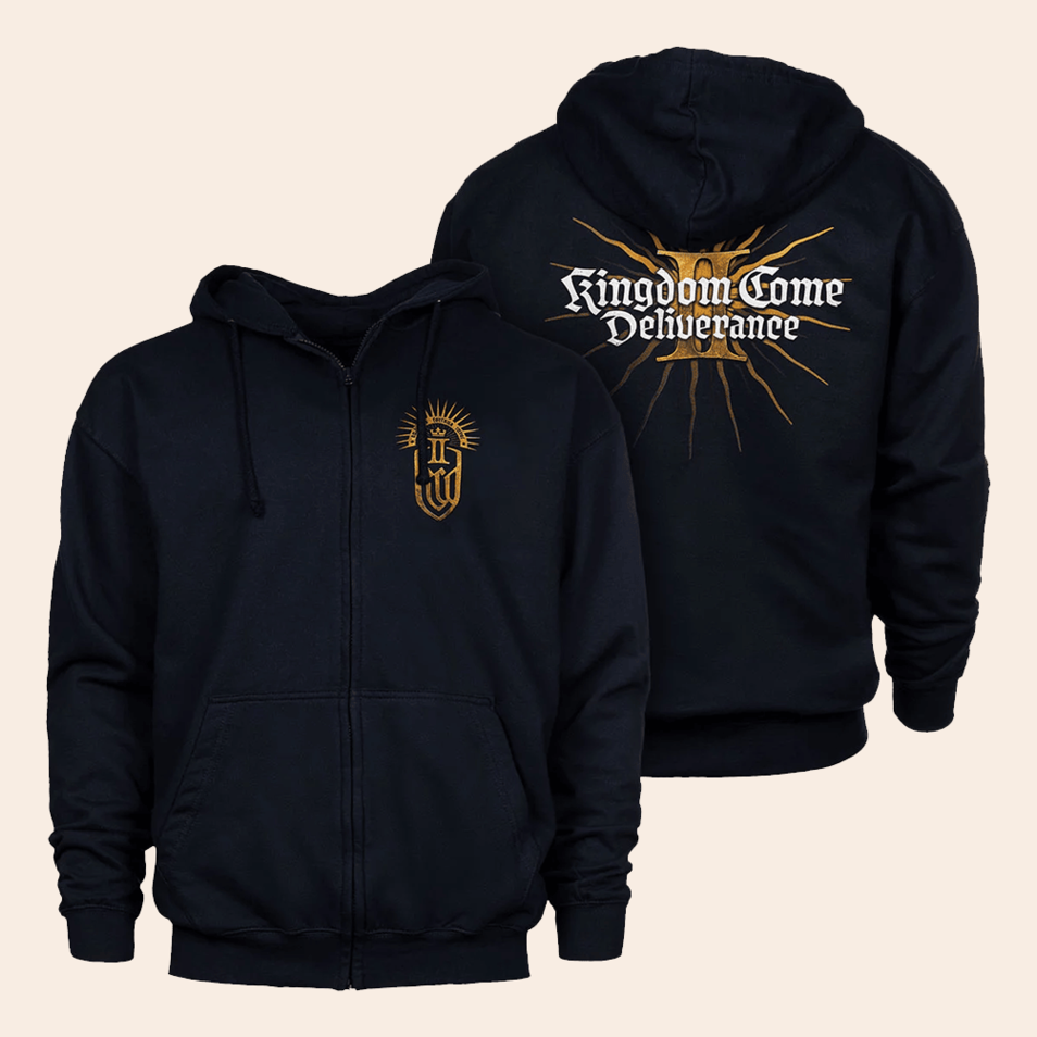 KCD2 Zip Hoodie Kingdom Come Deliverance II Merch Father's Day Gifts Father's Day Gifts For Him