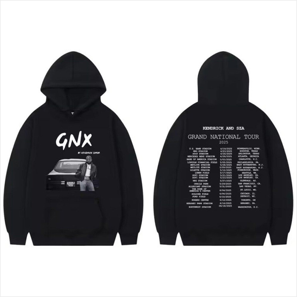 Kendrick and SZA Grand National Tour Hoodie Kendrick Lamar Merch Birthday Gifts For Music Fans