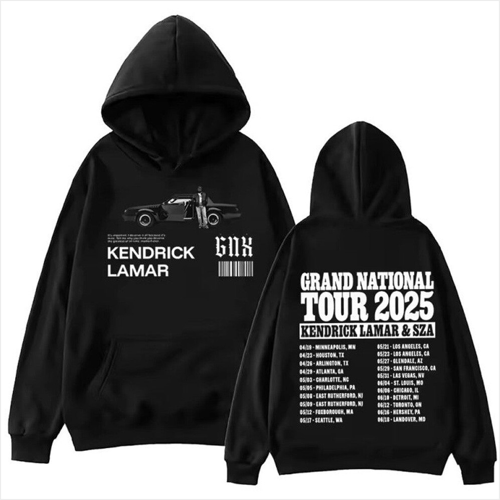 Kendrick Grand National Tour 2025 GNX Album Hoodie Kendrick Lamar Merch Music Lover Gifts For Besties