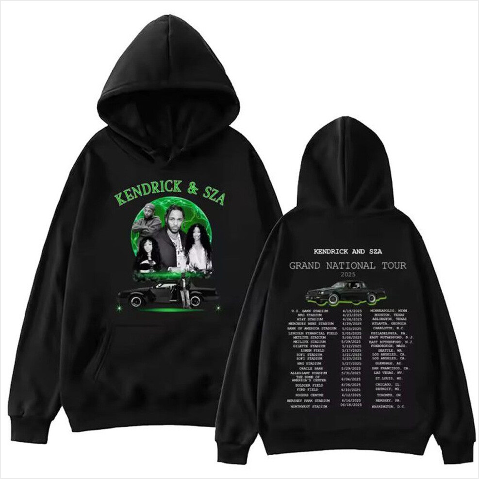 Kendrick Lamar And SZA Grand National Tour 2025 Hoodie Kendrick Lamar Merch Fans Birthday Gifts