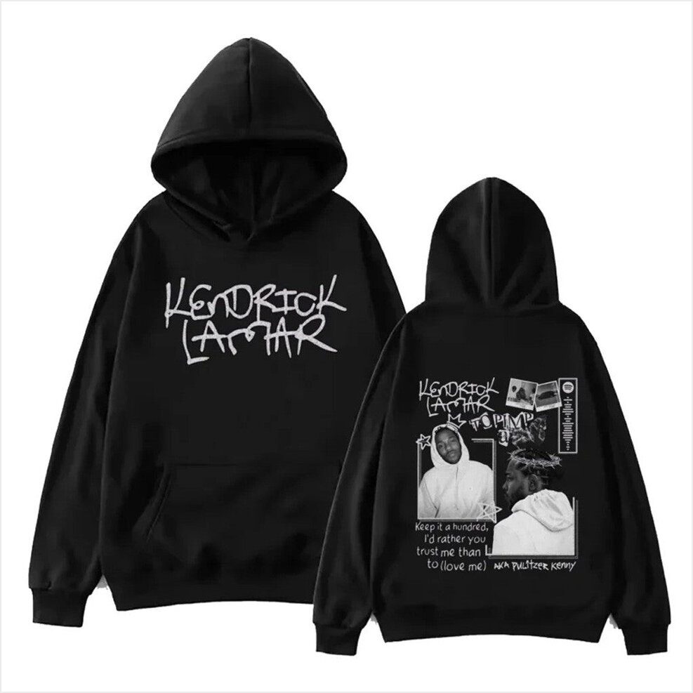 Kendrick Lamar Harajuku Pullover Hoodie Birthday Gifts For Besties Christmas Presents