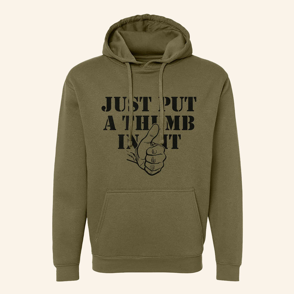 Kentucky Ballistics Merch Put A Thumb In It Hoodie Birthday Gift Ideas For Husband