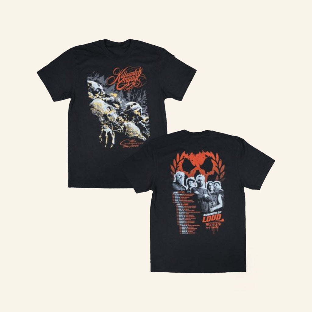 Killswitch Engage Merch Summer Of Loud 2025 Tour Shirt Present For Husband