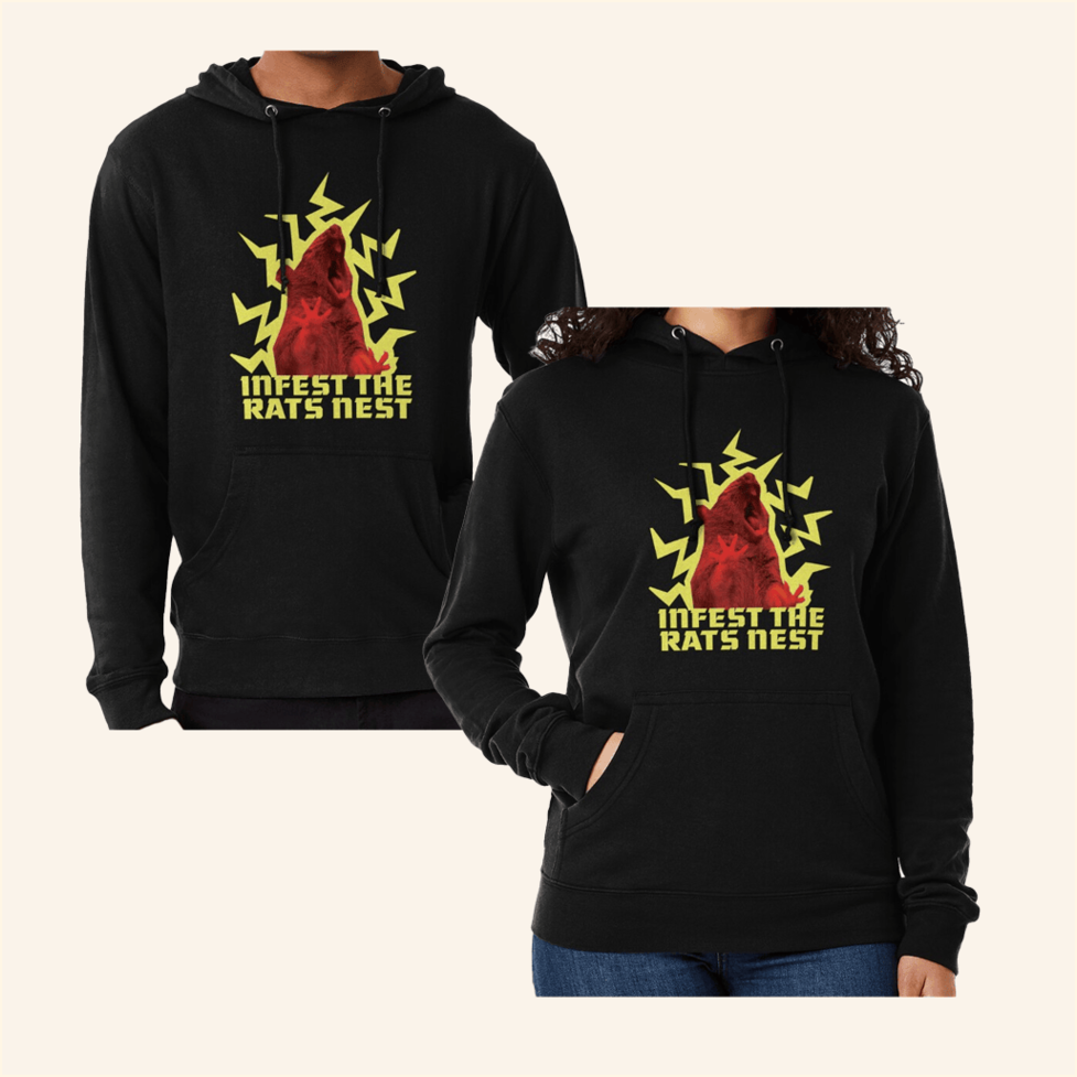King Gizzard And The Lizard Wizard Hoodie King Gizzard Merch Rats Hoodie Best Gifts For Husband