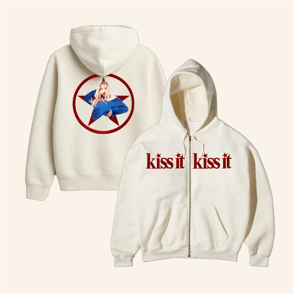 Kiss It Zip Hoodie Renee Rapp Merch Birthday Gifts For Fans Gifts For Besties
